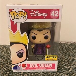Disney Evil Queen Funko Pop with Gold Crown and Purple Outfit